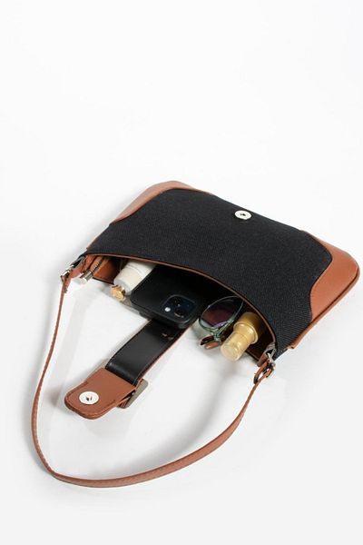 NBİBAGS geantă de mână și de umăr cu beget cusut retro high-end