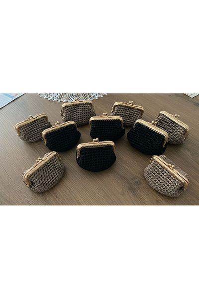 serpildüğme Coin Purse (Black Color)