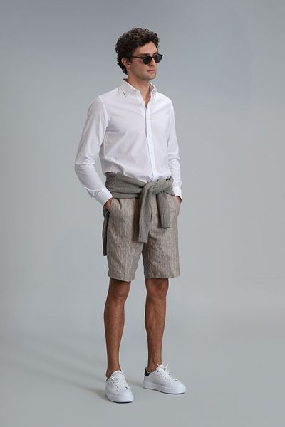 Lufian Ανδρικό σορτς Chino σε λεπτή εφαρμογή Andre Sports