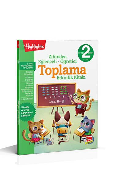 Dikkat Atölyesi Yayınları 2. Sınıf Zihinden Eğlenceli - Öğretici Toplama, Kol...