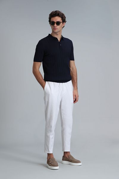 Lufian Ανδρικό πουλόβερ Marcel Navy Blue