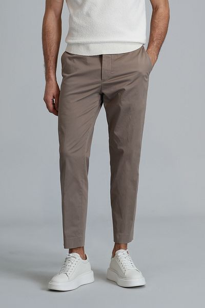 Lufian Men's Slim Fit Chino Pants - Plus Smart Soil