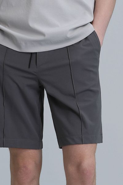 Lufian Ανδρικό αθλητικό σορτς Slim Fit Green Chino - Chris