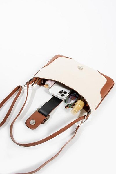 NBİBAGS geantă de mână și de umăr cu beget cusut retro high-end