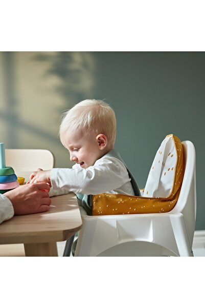 IKEA Antilop Supporting Cushion & Cover – Reversible Dots, Portable & Washable Baby Seat Support |