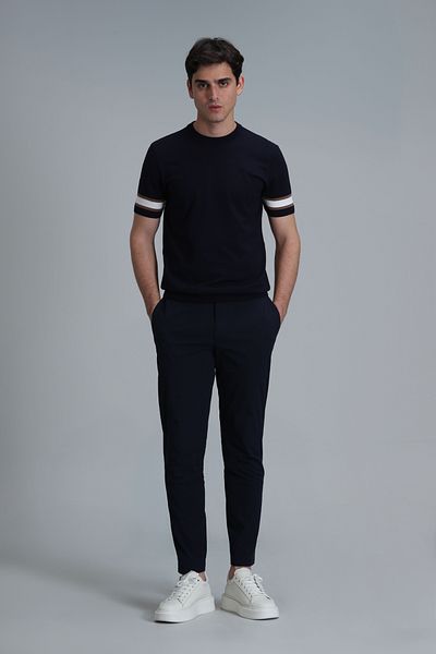 Lufian Ανδρικό πουλόβερ Lucy Navy Blue