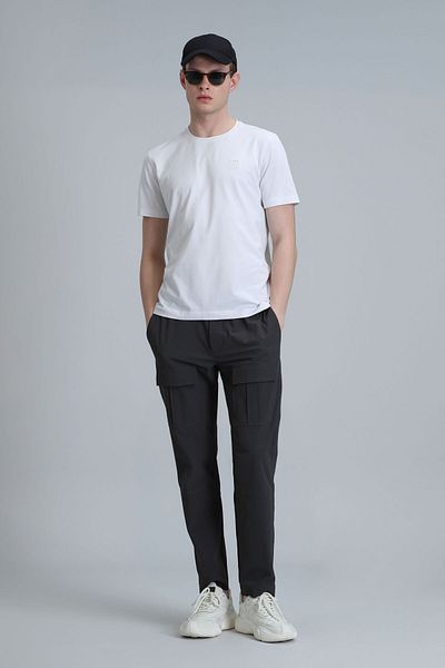 Lufian Pablo Graphic Patterned White T-Shirt