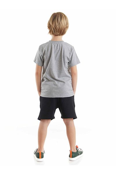 Denokids Piraten-Krokodil-Jungen-T-Shirt-Shorts-Set
