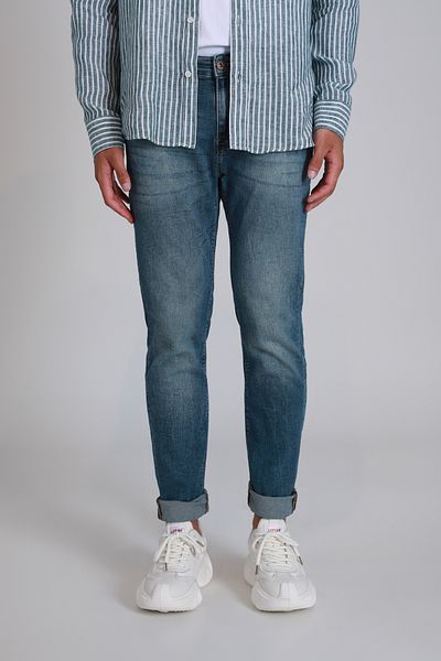 Lufian Louis Smart Jean - Ανδρικό Slim Fit Μπλε παντελόνι