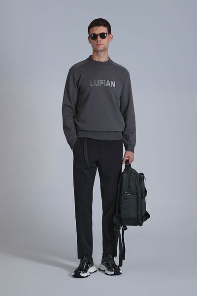 Lufian Мъжки суитшърт Luther в цвят каки