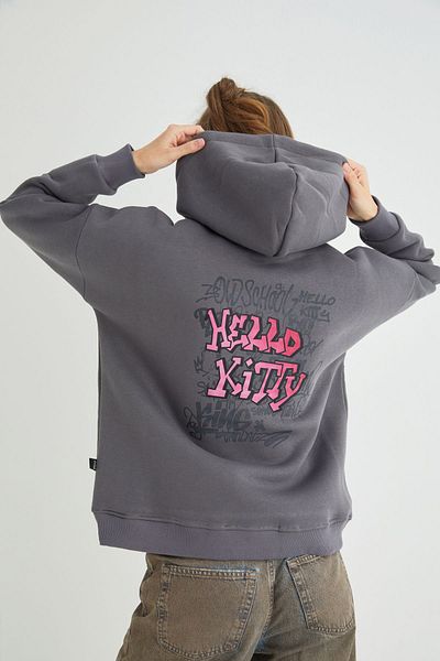 Hello Kitty Licensed Printed Hooded Sweatshirt