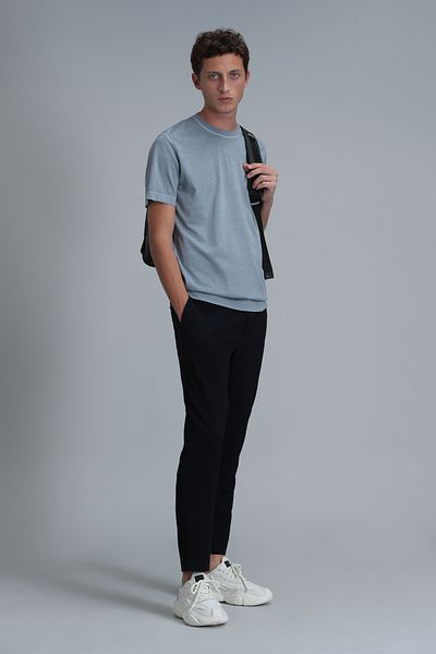 Lufian Ανδρικό μπλουζάκι Sarder Basic Water Green
