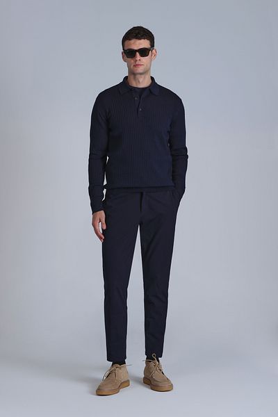 Lufian Ανδρικό πουλόβερ Aden Navy Blue