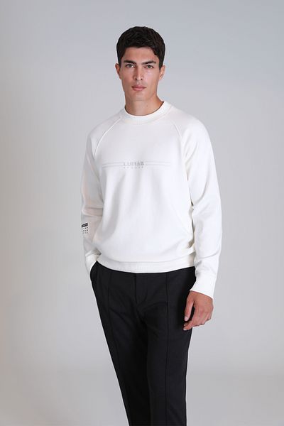 Lufian Мъжки суичър Squire Off White