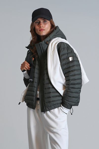 Lufian Green Elen Goose Feather Women's Coat