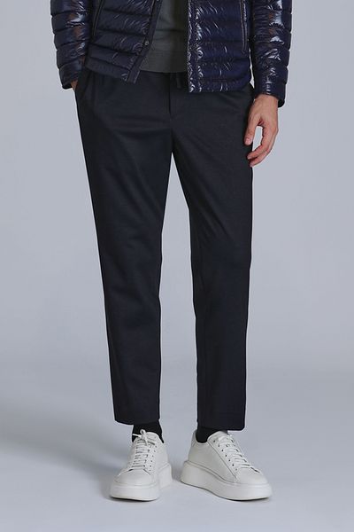 Lufian Navy Blue Slim Fit Clos Sports Men's Chino Pants