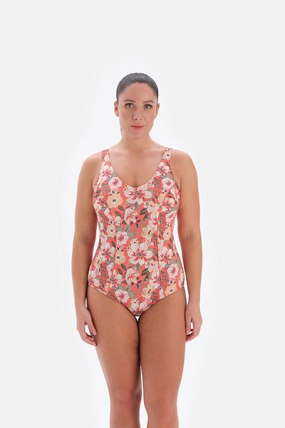 Eros Patterned V-Neck Recovery Swimsuit - 3245My