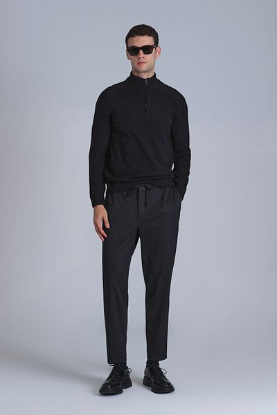 Lufian Ανδρικό πουλόβερ Stavan Black
