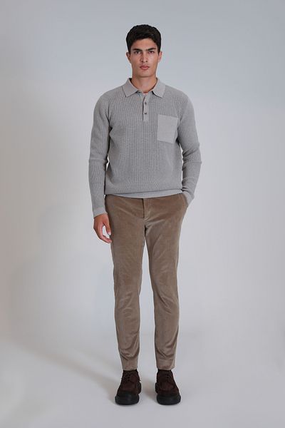 Lufian Beige Color Onka Sports Men's Slim Fit Chino Pants