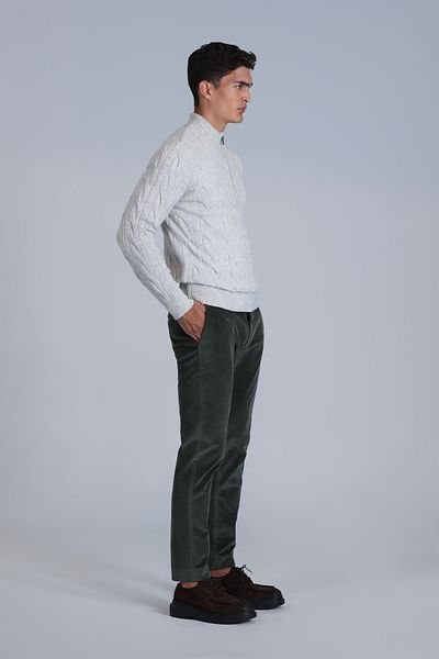 Lufian Πράσινο Slim Fit Onka Sports Ανδρικό παντελόνι Chino