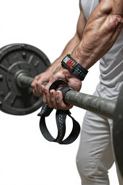 DSport Curea pentru haltere cu 8 bucle – Prindere puternică, 1 pereche