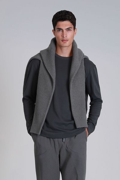 Lufian Tricou cu maneca lunga pentru barbati - Patrice Khaki