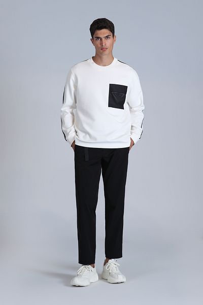 Lufian Ανδρικό φούτερ Techno - Off White