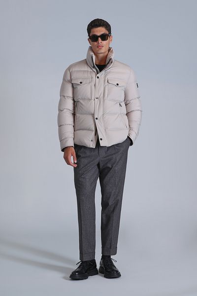 Lufian Genius Down Jacket - Ανδρικό Μπεζ Παλτό