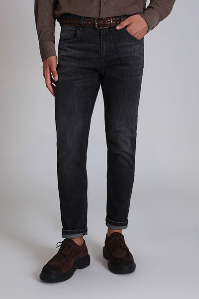 Lufian Owen Smart Jean - Ανδρικό Slim Fit Γκρι παντελόνι