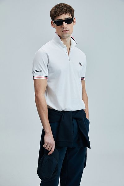 Lufian Eros Smart Men's Polo T-Shirt White