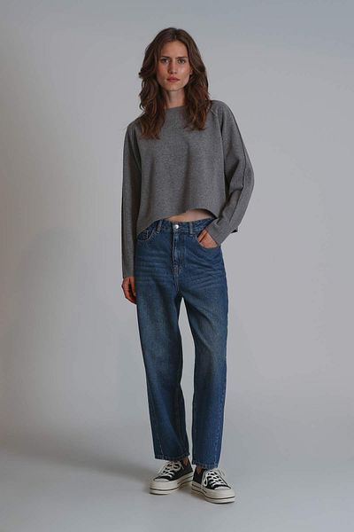 Lufian Blugi de damă Lotus Blue Denim
