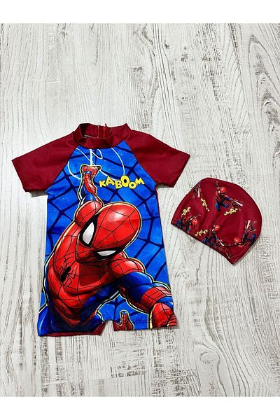 Aras Rüzgar Aras&Wind Mickey Spidermen Jumpsuit Swimsuit