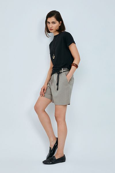Lufian Signoria Women's Modal Blend T-Shirt Black
