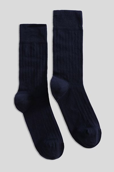 Lufian Ανδρικές κάλτσες Peter Navy Blue