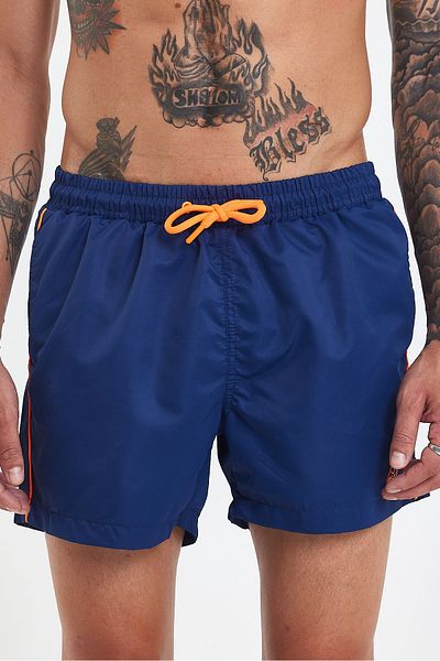İLKCET MODA Ριγέ κανονικό ανδρικό μαγιό