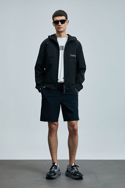Lufian Black Men's Shorts Tracksuit - Second