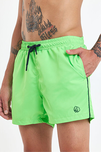 İLKCET MODA Ριγέ Κανονικό Αρσενικό 1ο Ποιοτικό Σορτς Θάλασσας