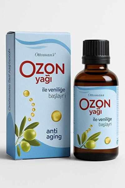 Ottoman's Ozon Yağı – 50 ml Ozonlanmış Zeytinyağı Cilt Bakım Serumu