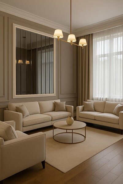 aynagaleri Füme Çıta Ayna 120 cm x 85cm