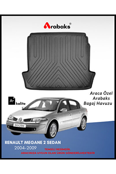 Arabaks Renault Megane 2 Sedan 2004-2009 Bagaj Havuzu (A+ Kalite)