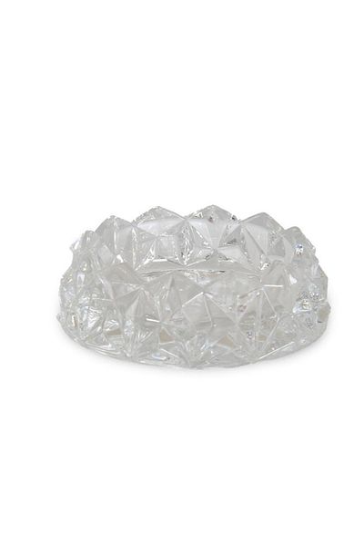 Rotanev Görkem Round Glass Crystal Luxury Ashtray - Round Ash Tray - Round Ash Tray