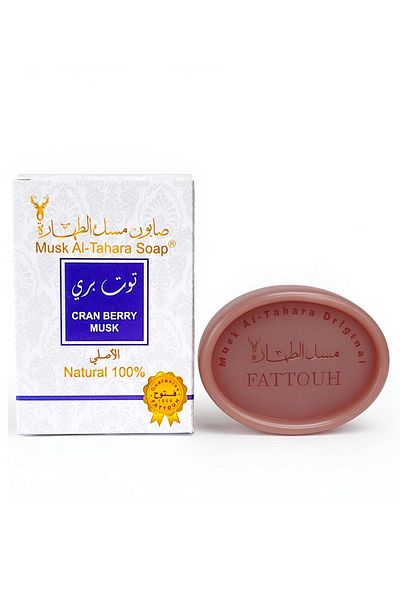 MUSK AL TAHARA صابون المنطقة الحساسة والجسم بالقرانيا والقرفة "" حلو وفواحي ومنعش.