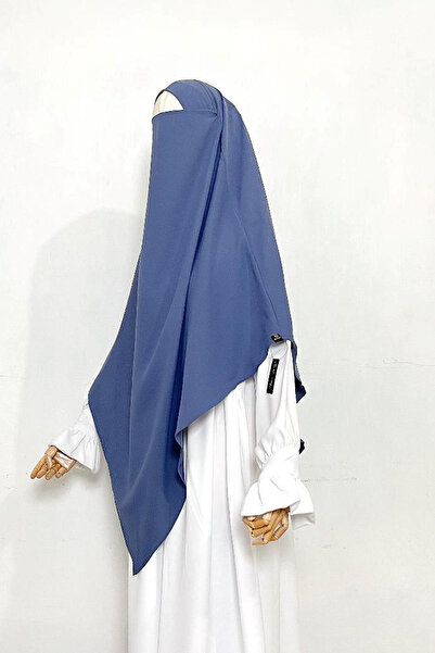 Hasna Tesettür Medine Sultan Baş Uzun Üçgen Sufle Khimar Anti Uv Mazen 110 X ...