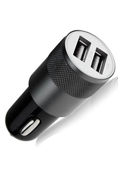 Car19 Tüm Araç Ve Arabalara Uyumlu Araç Çakmaklık Şarj Aleti Çift Usb Araba Ş...
