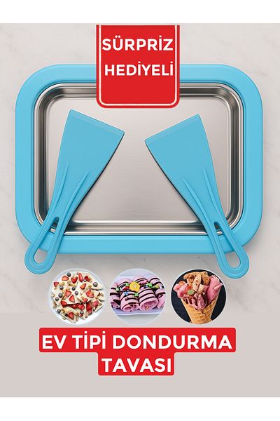Şahika Kristal cama atılan imza (with 2 Spatulas) Ice Cream Pan Korean Style Roller Household Yogurt Bowl Ice Cream Machine Multifunctional