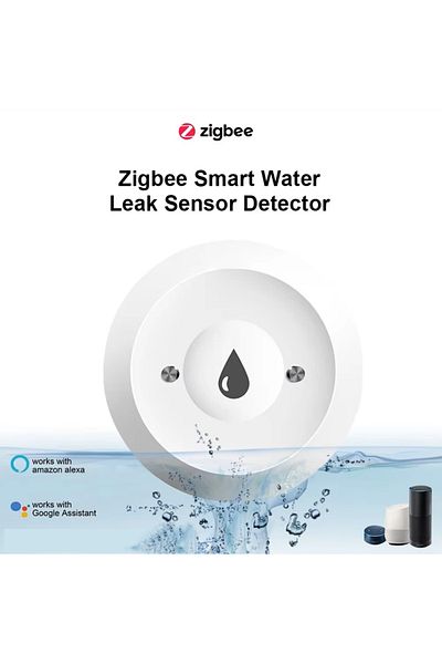 Choice Zigbee Water Sensor Leak Flood Detector App Remote Monitoring For Kitchen/bathroom Support Home A...