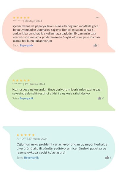 BEYORGANİK Organik Gece Muhallebisi (PESTİSİT VE AFLATOKSİN ANALİZLİ) 200gr (PAPATYA VE REZENE ILAVELİ)