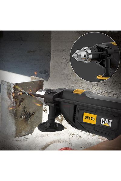 Caterpillar Cat Dx175 600w Impact Drill 0-3000 Rpm 13mm Chuck Size