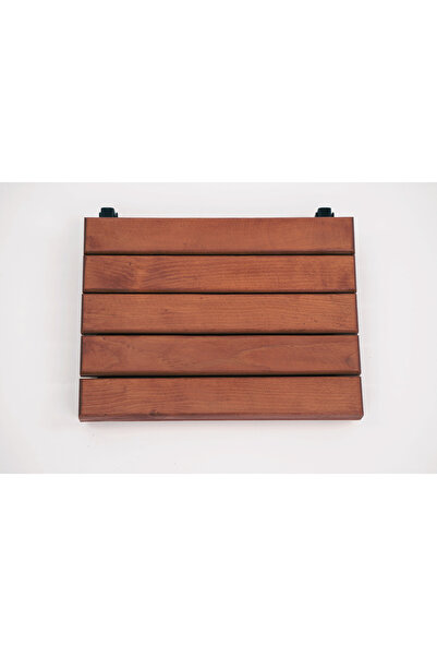 Rafadi Katlanır Ahşap Tabure Duş Taburesi Kapı Önü Doğal Ahşap Katlanır Banyo Oturağı Duş Oturağı