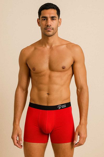 Eces Design Modal High Air Permeability Sports Antibacterial Crotch Traceless Men's Boxer 1 Piece 1004